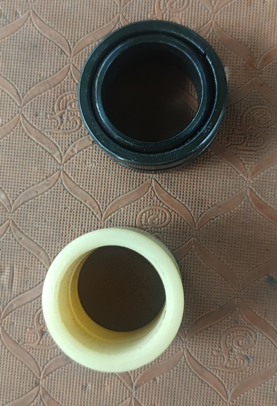 Steering cylinder connection bearings and nylon bushings for Chinese-made articulated 4WD forklifts and loaders