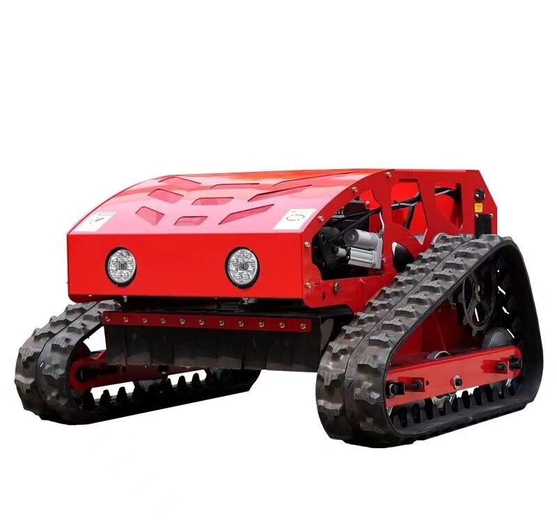Crawler remote control slope lawn mower