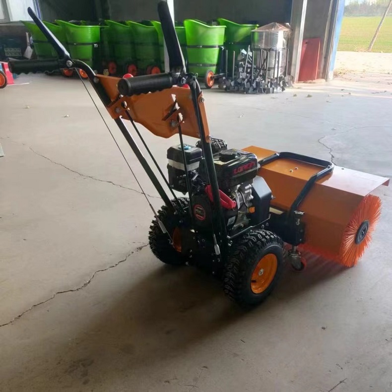 Hand-push snow blower for small areas