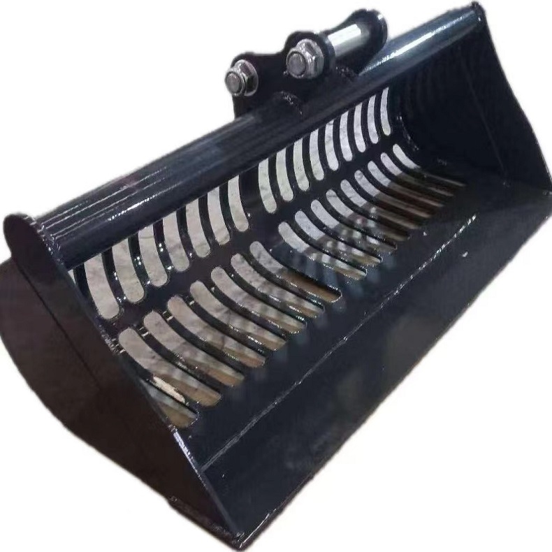 Small excavator sand and soil separator
