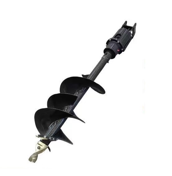 Earth auger attachment for Kymron & Everun mini excavators