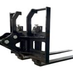 Mini excavator forklift attachment