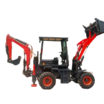 Compact backhoe loader machine