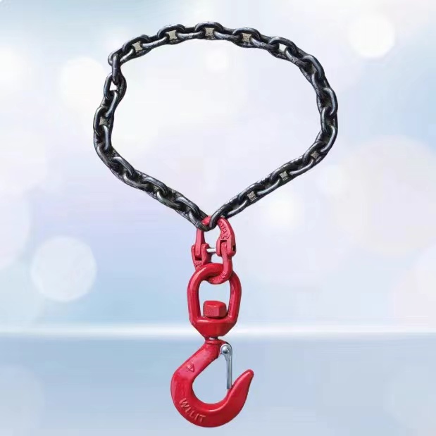 Safety chain prevents slippage during operation