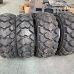 deep lug tire for 4x4 compact rough terrain forklift