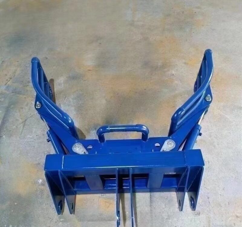Farm loader attachment for silage and hay