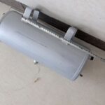 Stainless steel air reservoir tank sourced from Alibaba for 4WD rough‑terrain forklift and wheel loader main view